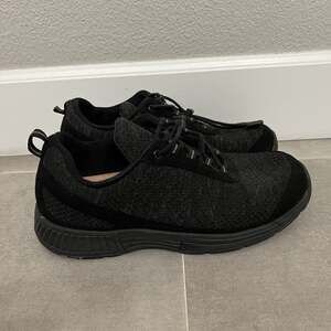Orthofeet Coral Womens Size 10.5 Black 2E Comfort Orthopedic Sneakers Shoes